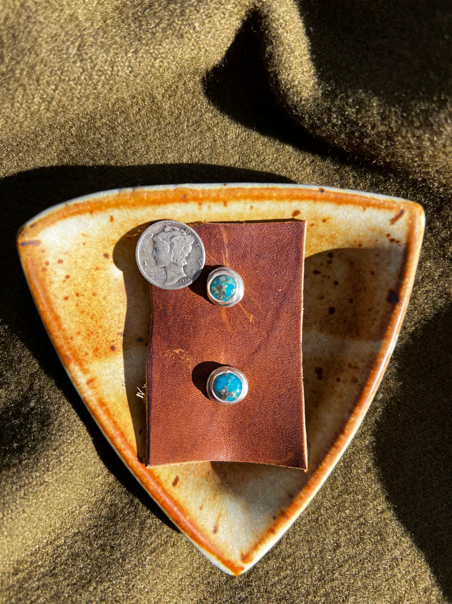 Blue Ridge Turquoise Studs #2