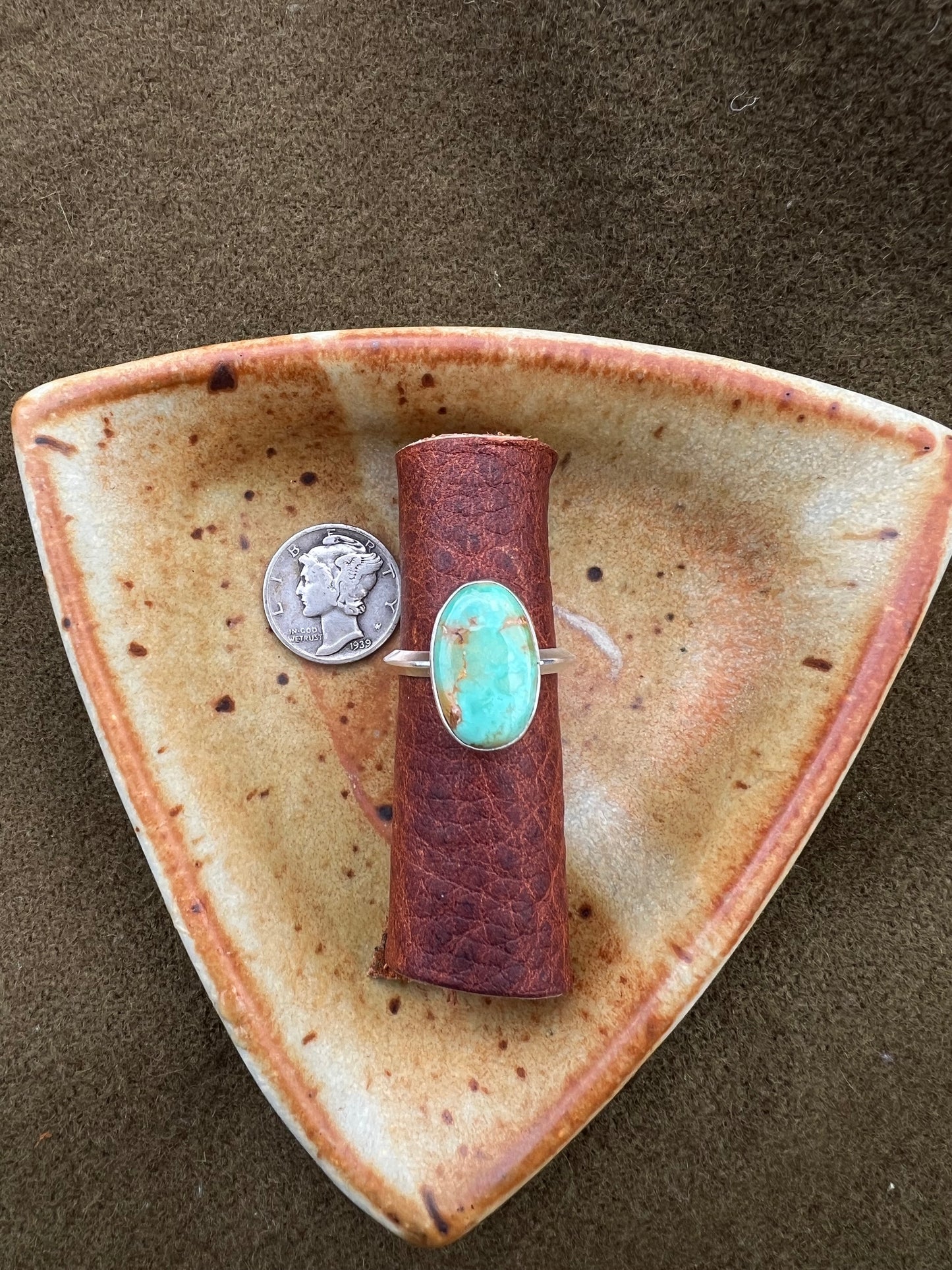 Evan’s Turquoise Band, size 7