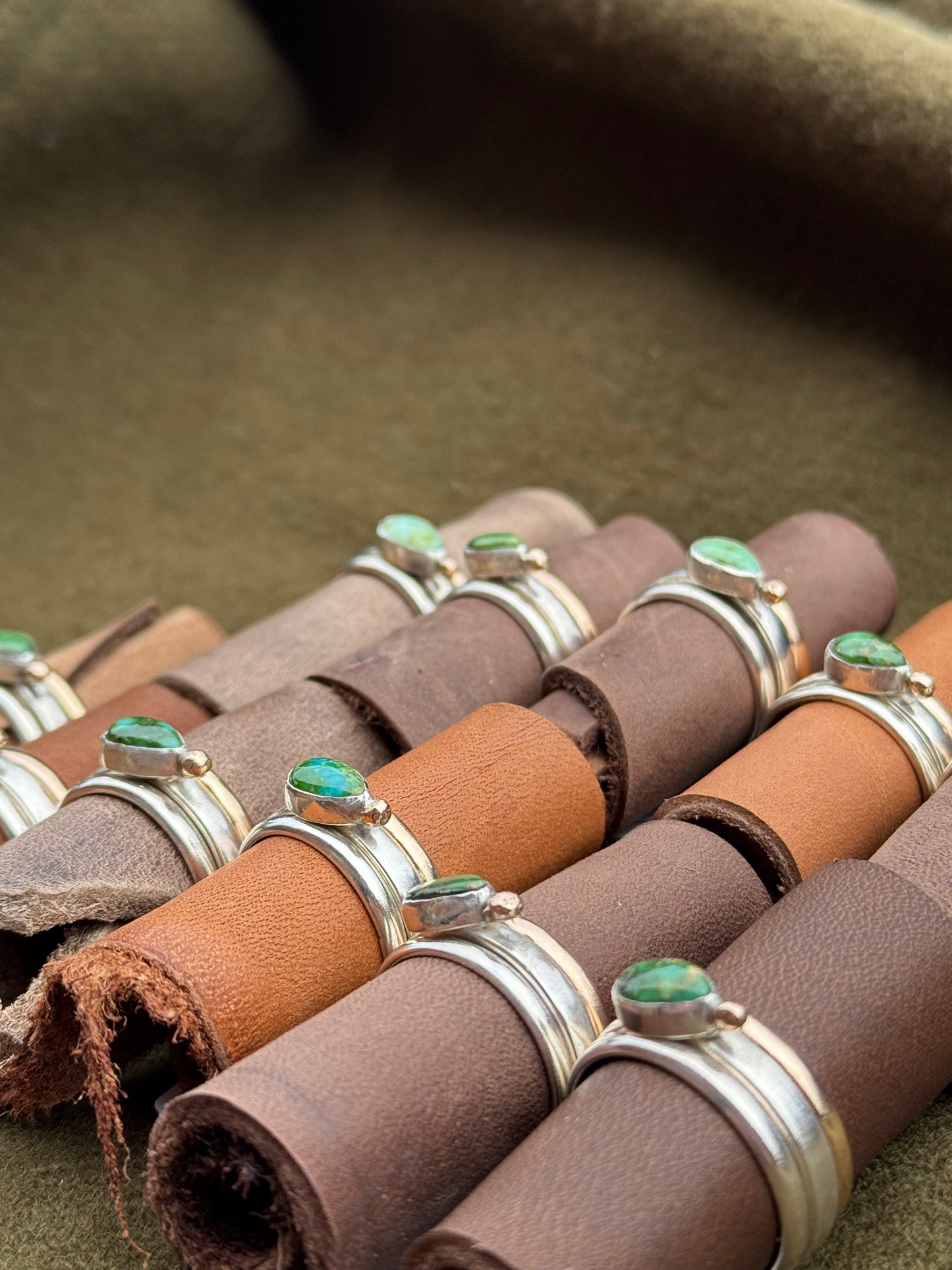 Sonoran Gold Mixed Metal Ring Trio Size 10(a)