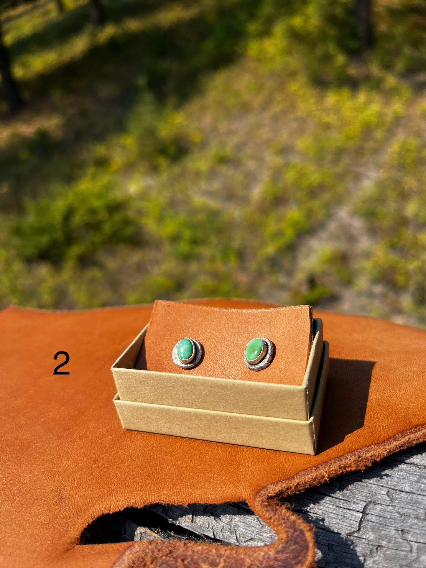 Sonoran Gold Turquoise Studs