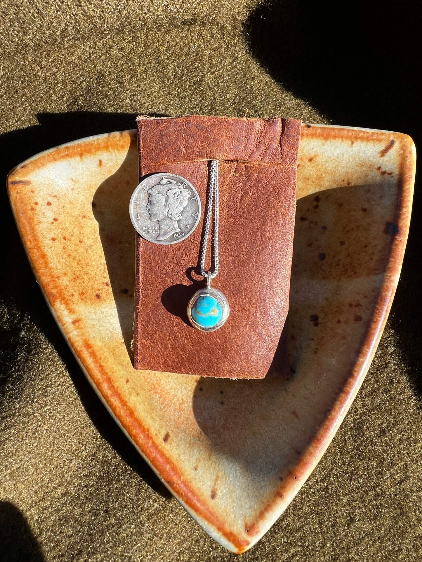 Blue Ridge Turquoise Charm Necklace #5