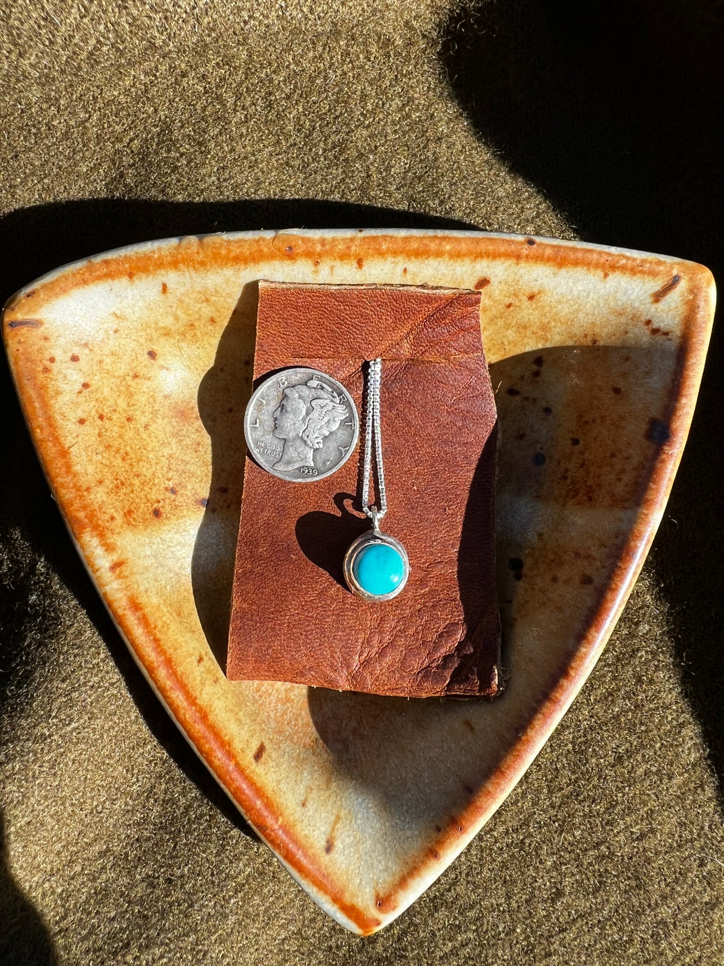 Blue Ridge Turquoise Charm Necklace #4