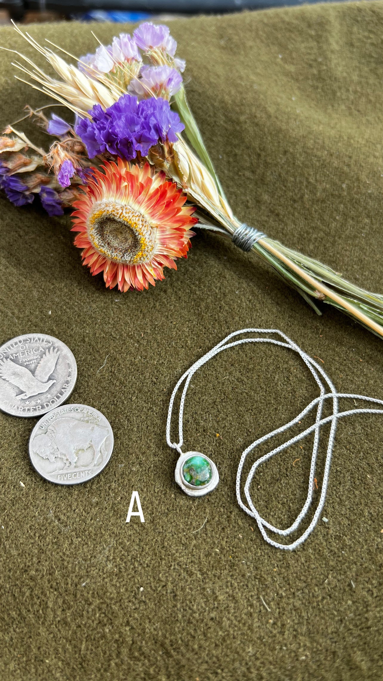 Turquoise Charm Necklace