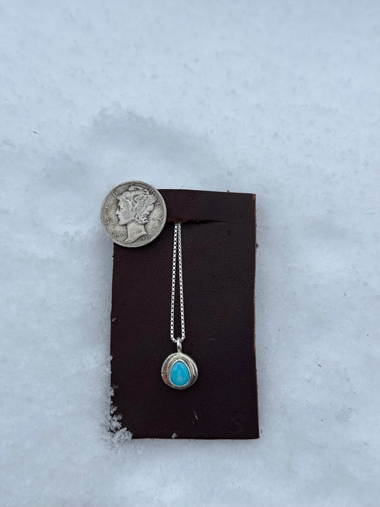 Blue Ridge Turquoise Charm Necklace #3