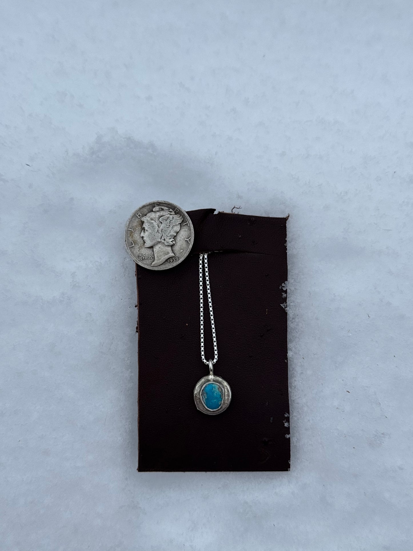 Blue Ridge Turquoise Charm Necklace #5