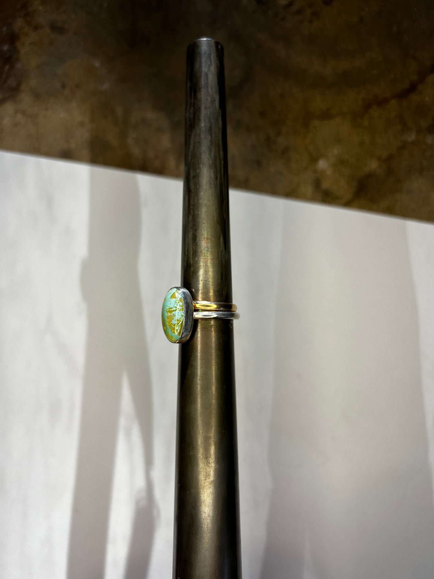 Evan’s Turquoise band w/accent Sz 6-1/2