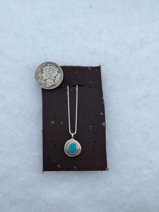 Blue Ridge Turquoise Charm Necklace #6