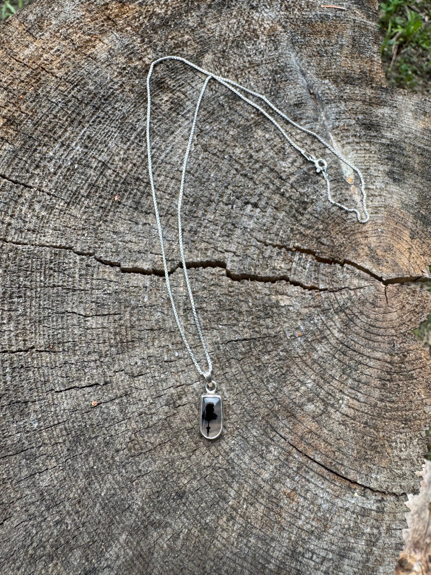 Agate Charm Necklace #1