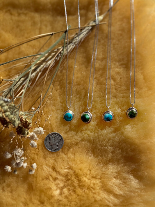 Turquoise Charm Necklace