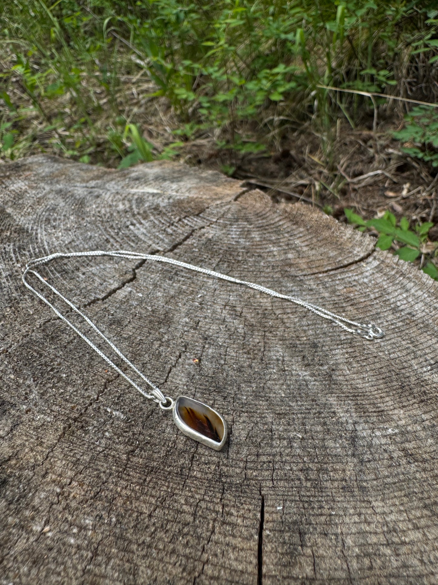 Agate Charm Necklace #2