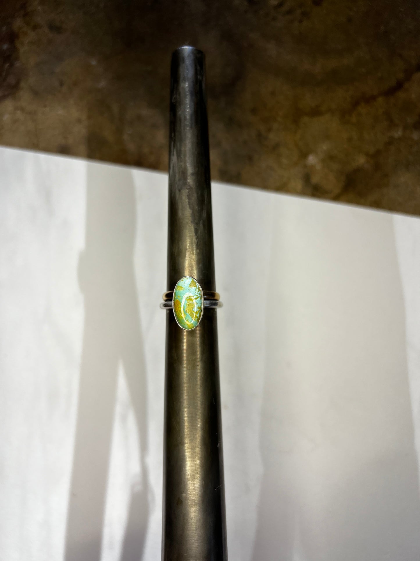 Evan’s Turquoise band w/accent Sz 6-1/2