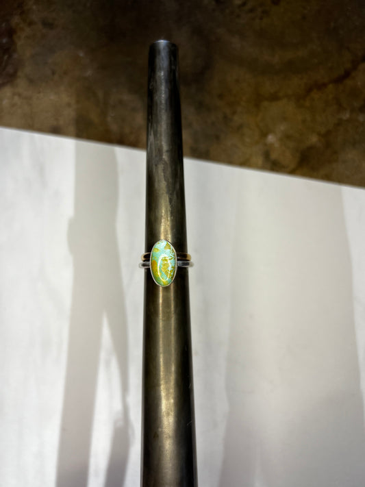 Evan’s Turquoise band w/accent Sz 6-1/2