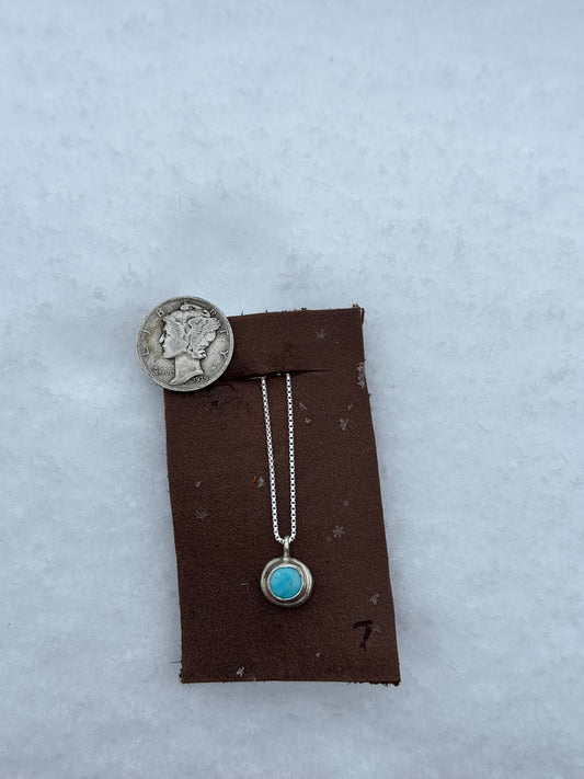 Blue Ridge Turquoise Charm Necklace #7