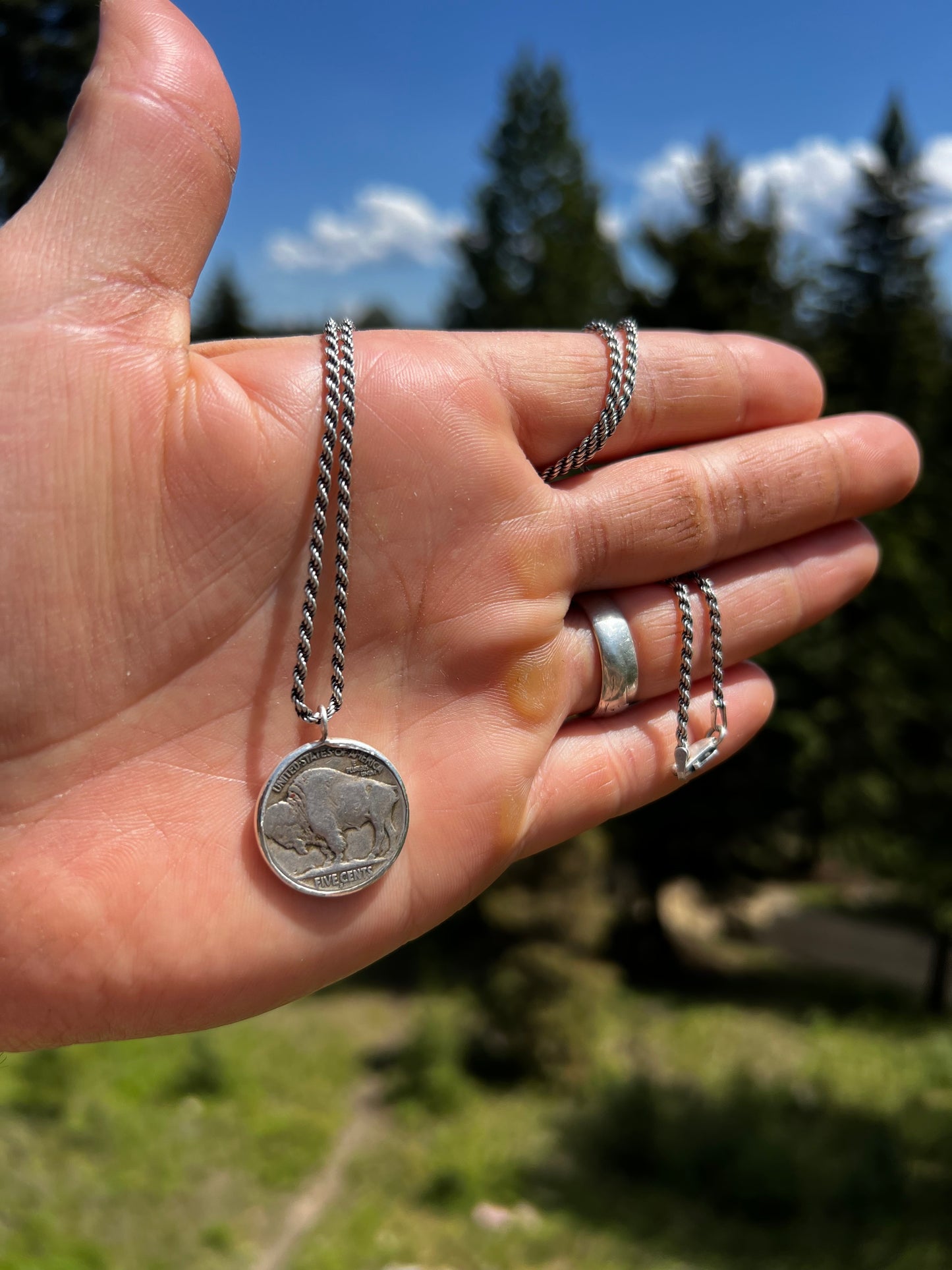 Buffalo Nickel Pendent