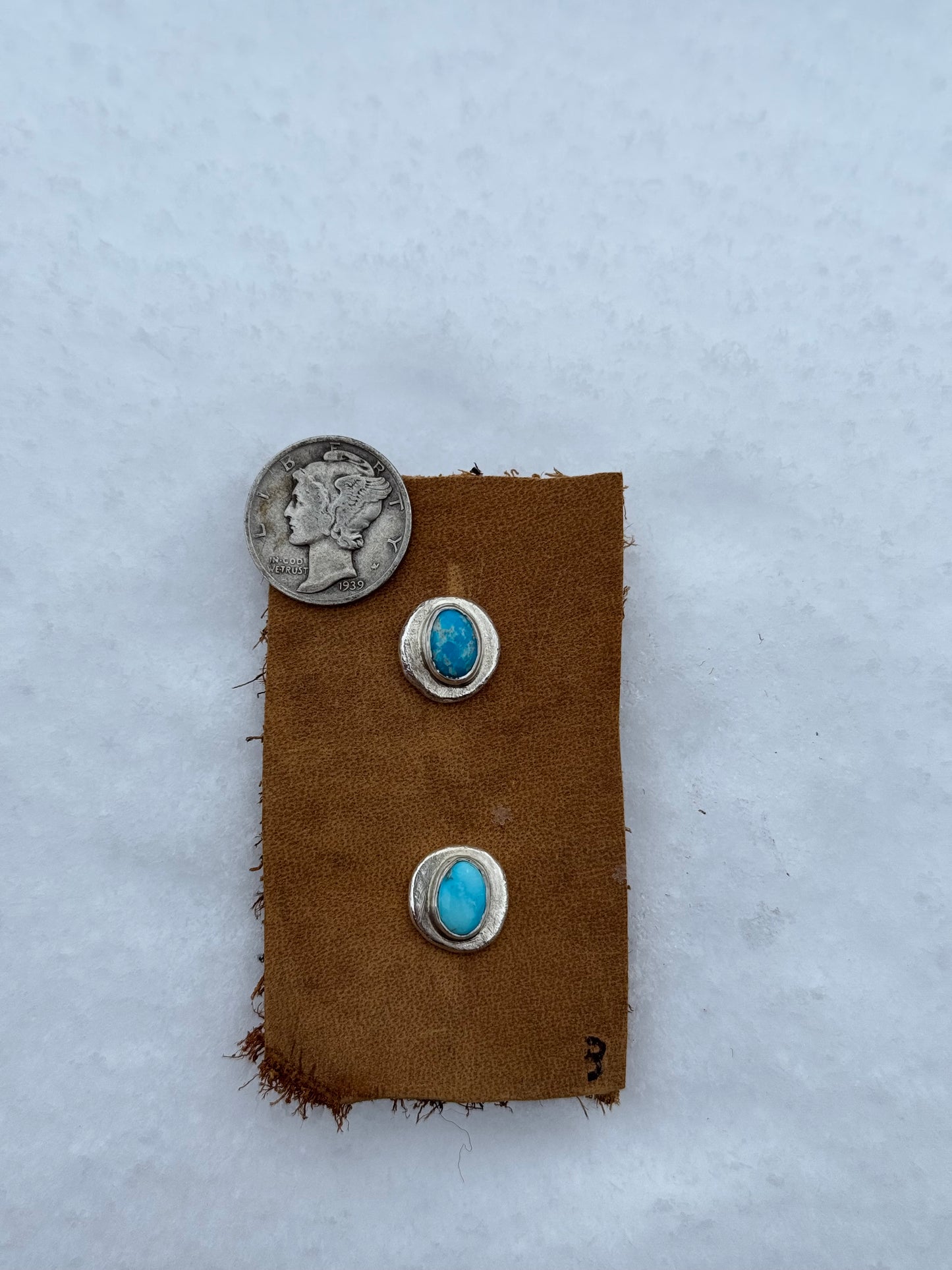 Blue Ridge Turquoise Studs #3