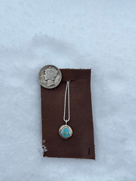 Blue Ridge Turquoise Charm Necklace #1