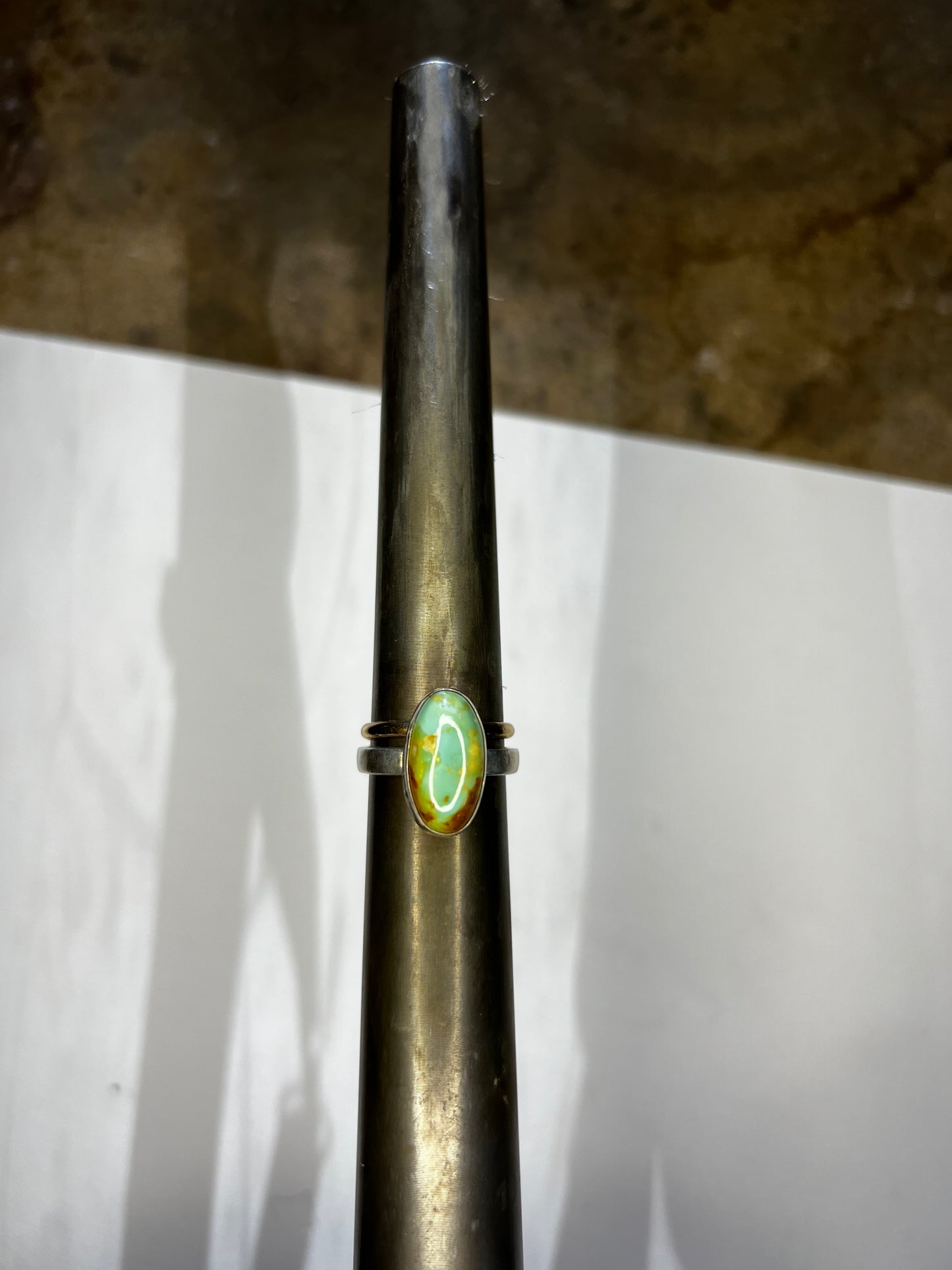 Evan’s Turquoise band w/accent Sz 7