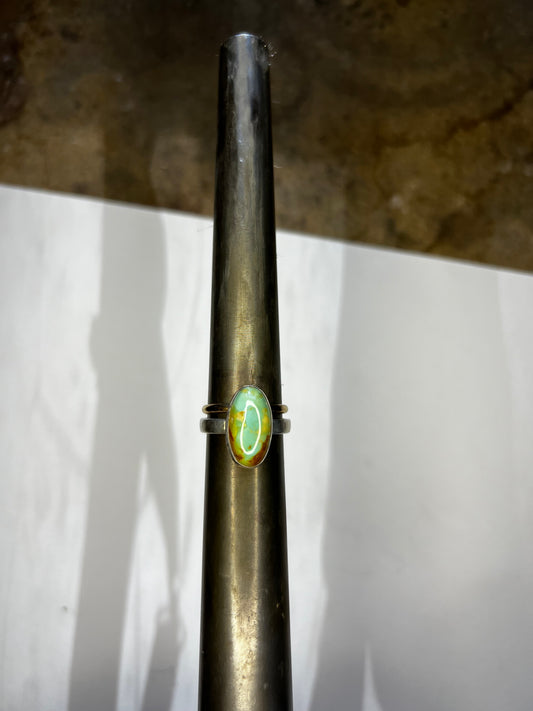Evan’s Turquoise band w/accent Sz 7
