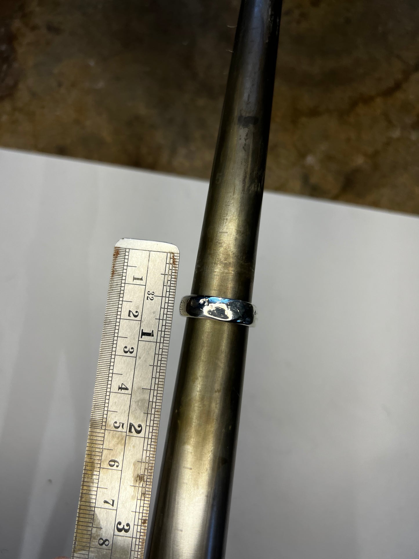 Sand casted band  Sz 7-1/2