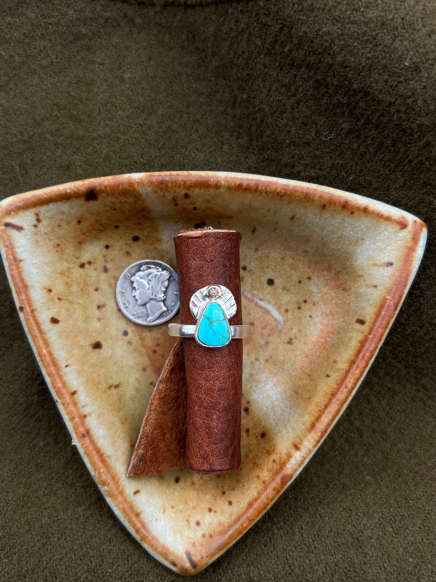 Carico Lake Turquoise Band, Size 6-1/2