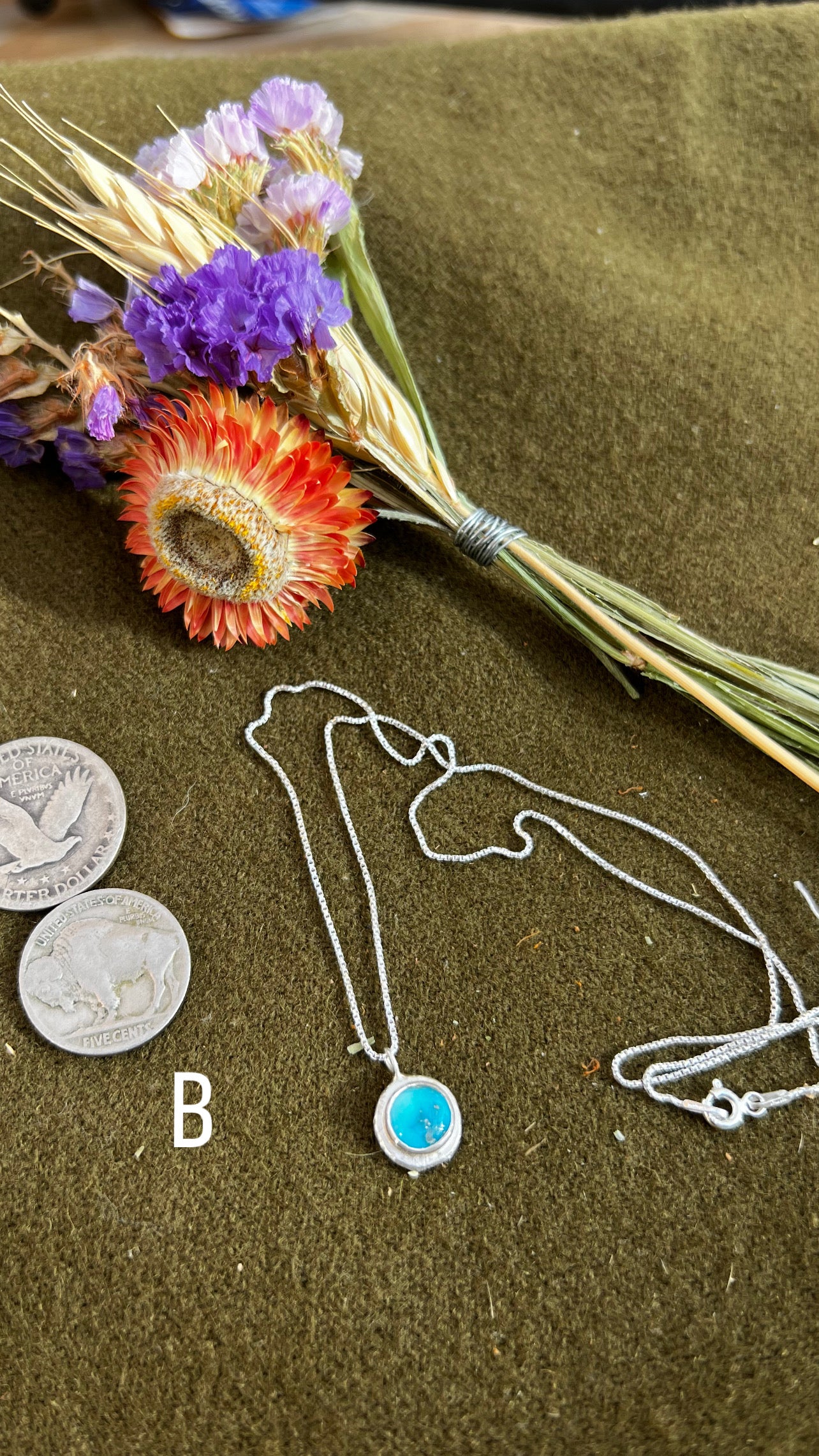 Turquoise Charm Necklace