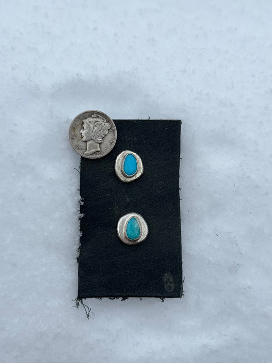 Blue Ridge Turquoise Studs #8