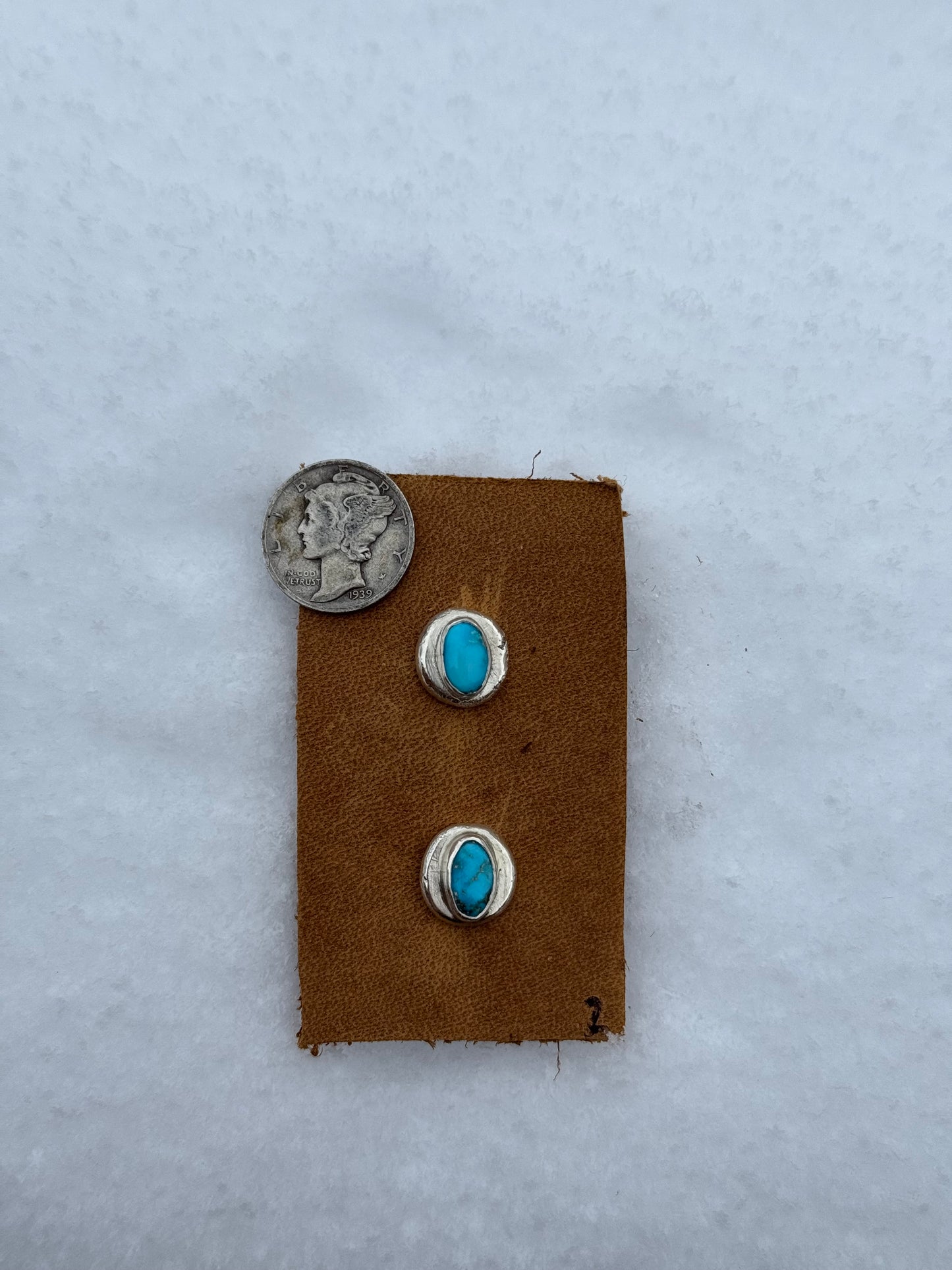 Blue Ridge Turquoise Studs #2