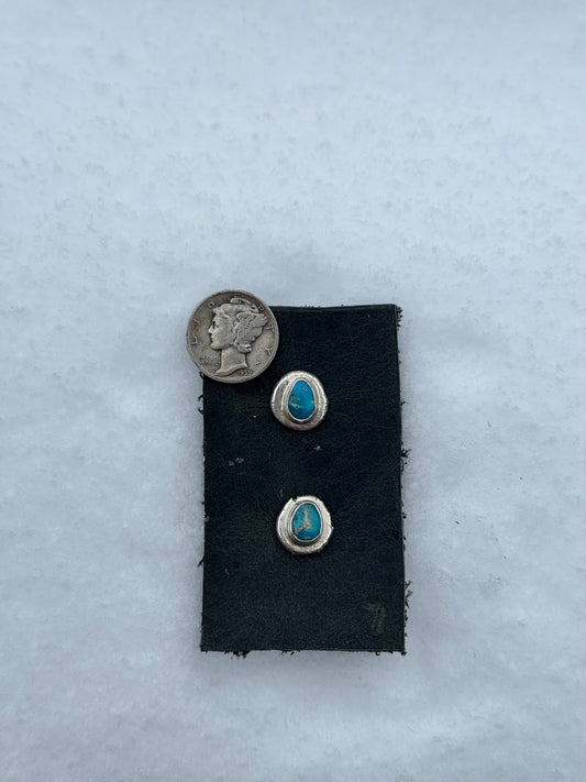 Blue Ridge Turquoise Studs #7