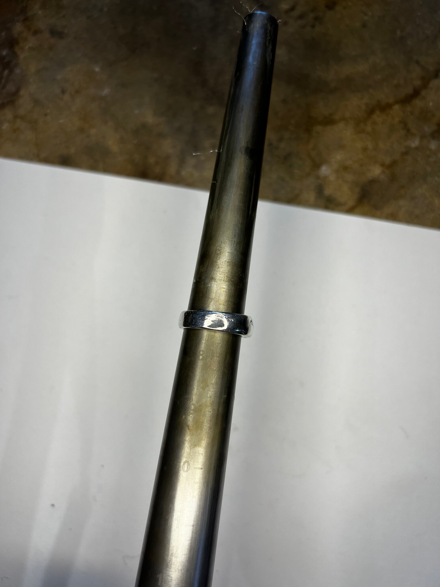 Sand casted band  Sz 7-1/2