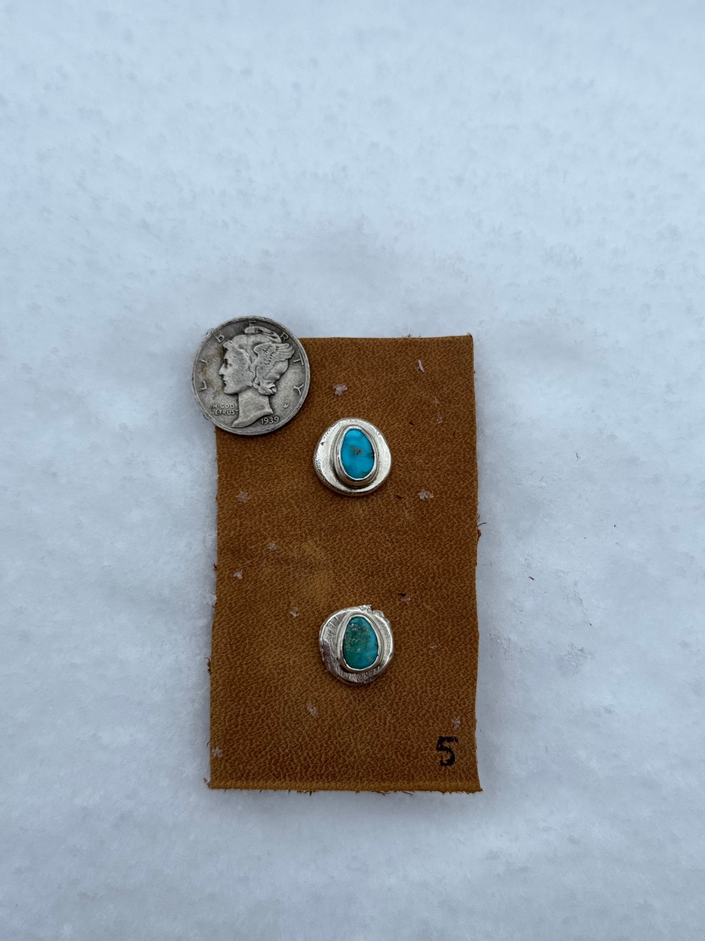 Blue Ridge Turquoise Studs #5