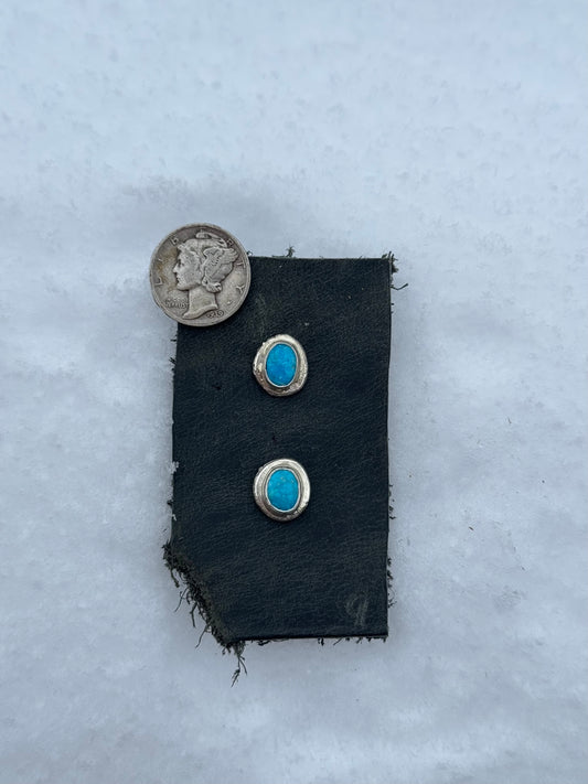 Blue Ridge Turquoise Studs #9