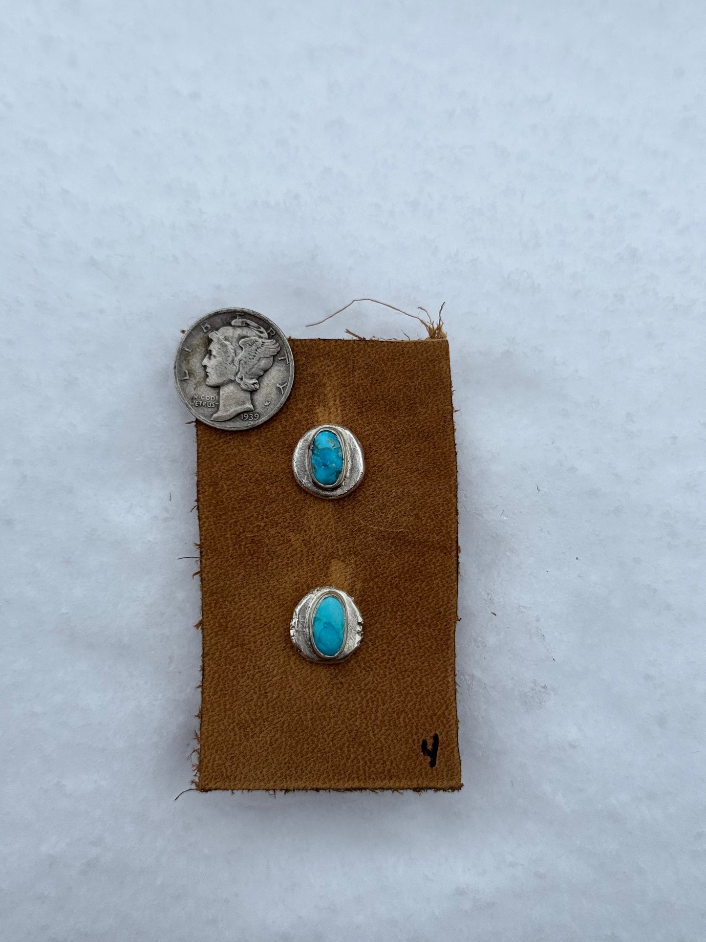 Blue Ridge Turquoise Studs #4